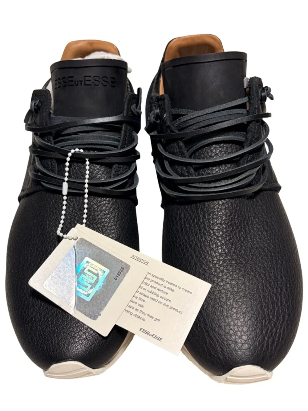 ESSEutESSE new Fringe Snakeskin Sneakers + Box - Picture 9 of 16